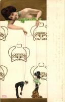 Art Nouveau, litho s: Raphael Kirchner