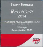 Europa CEPT Musical Instruments stamp-booklet, Europa CEPT Hangszerek bélyegfüzet