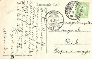 Késmárk, Thököly vár, Kereskedelmi iskola; Feitzinger Ede No. 1032. / castle, school (EK)