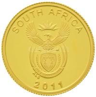 Dél-Afrika 2011. 1R Au "Háziméh" (3,11g/0.999) dísztokban tanúsítvánnyal T:PP
South Afric...