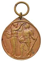 Németország/Weimari Köztársaság 1921. "Német Háborús Emlékérem" aranyozott Br kitüntetés mellszalag nélkül T:2 ph. Germany/Weimar Republic 1921. "Deutsche Ehrendenkmünze des Weltkriegs" gilt Br decoration without ribbon C:XF edge error