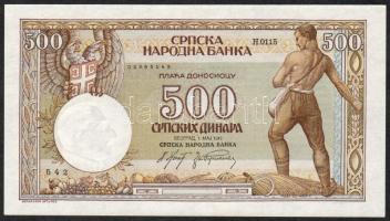 Szerbia/német megszállás 1942. 500D T:I