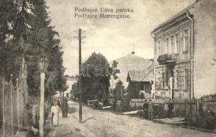 Pidhaitsi, Podhajce; Herrengasse / street (r)