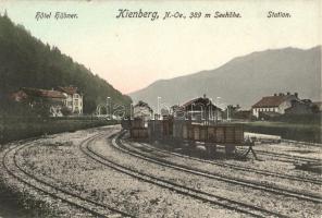 Kienberg, Hotel Hübner, Railway station