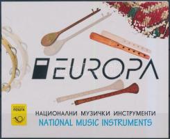 Europa CEPT Musical instruments stamp-booklet, Europa CEPT Hangszerek bélyegfüzet
