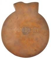 1980. "1945-1980 Felszabadulás 35. évfordulója" Br plakett eredeti dísztokban (117x101mm) ...