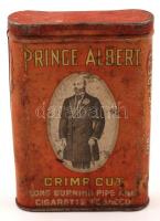 Prince Albert, Crimp cut cigarette tobacco, dohány tartó fémdoboz, 11x7x1,5cm/ Prince Albert, Crimp cut cigarette tobacco metal box, 11x7x1,5cm