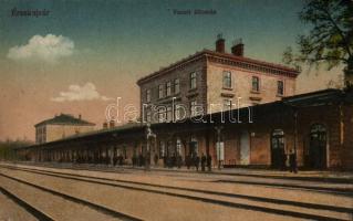 Érsekújvár, Vasútállomás / railway station (EK)