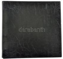 Igényes, nagyalakú gyűrűs képeslap berakó betétlapokkal, összesen 174/348 férőhellyel (36 cm x 34,5 cm) / Demanding big sized annular postcard album for 174/348 cards (36 cm x 34,5 cm)