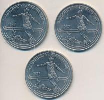 1982. 100Ft Cu-Ni "Labdarúgó VB 1982" (3x) T:BU