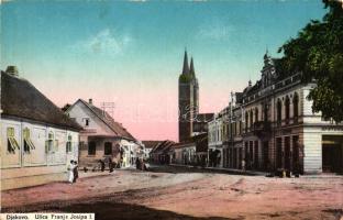 Diakovár, Djakovo, Ulica Franje Josipa I. / street (EK)