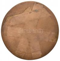 Ligeti Erika (1934-) DN "Historia est magistra vitae" Br plakett (70mm) T:2 hátlapon ragas...