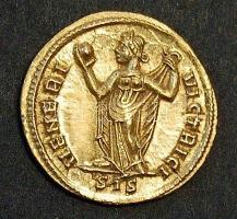 Római Császárság/Römische Kaiserreich Galeria Valeria Aureus Au 5,2g Siscia RIC 196. T:1/2 igen pici...