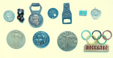 Nagy olimpiai gyűjtemény 1908-tól a modern időkig benne többek között számtalan jelvény, érem, plake...