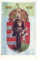 1905 Ferenc József császár, Pallas nyomda / Franz Joseph anniversary card