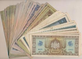 50db-os vegyes magyar pengő bankjegy tétel T:vegyes