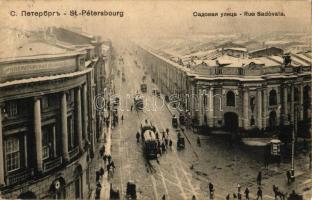 Saint Petersbourg, Rue Sadovaia / Sadovaya Street, winter (Rb)