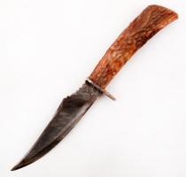 Kisméretű műanyag nyelű kés, pengehossz: 11,5 cm, teljes hossz: 21 cm