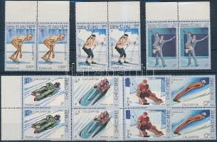 Téli olimpia ívszéli sor párokban, Winter olympics margin set in pairs