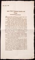 1796 Halottvizsgálók teendőiről szóló rendelet. 2 nyomtatott oldal rendelkezés a feladatokról