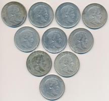 1947. 5Ft Ag "Kossuth" (10x) T:2-,3