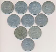 1947. 5Ft Ag "Kossuth" (10x) T:2-,3