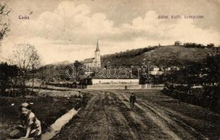 Csúz, Római katolikus templom, utca / Roman Catholic church, street (EB)