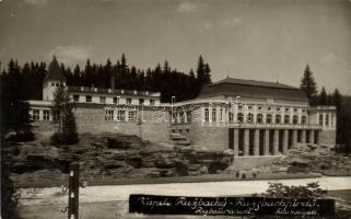 Felsőzúgó, Ruzsbach-fürdő; étterem / restaurant, Foto Pollyák (kis szakadás / small tear)