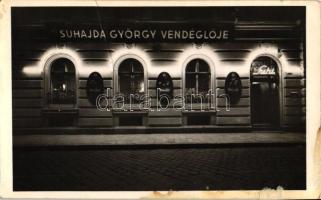 Budapest VII. Dohány utca 38. Suhajda György vendéglője (fa)