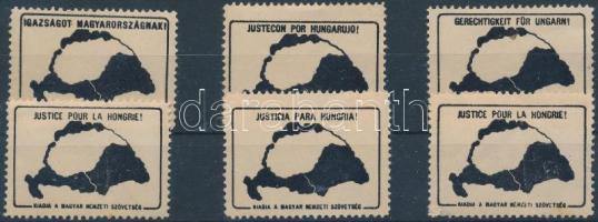 6 db irredenta levélzáró