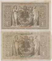 Német Birodalom / Németország / Weimari Köztársaság 1904-1926. 10db klf bankjegy T:vegyes
German Em...