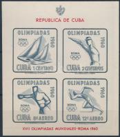 Summer olympics imperforated block Nyári olimpia vágott blokk