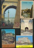 Egy doboznyi kb. 200 db MODERN vegyes lapok; motívum és külföldi városképes lapok / A box of (approx. 200) modern mixed postcards; motive and European town-view postcards