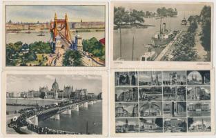 Kb. 311 db VEGYES főleg modern magyar városképes lap, vegyes minőség / Approx. 311 mixed mostly modern Hungarian town-view postcards, mixed quality