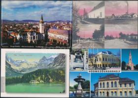 Kb. 300 db VEGYES főleg modern magyar városképes lap, vegyes minőség / Approx. 300 mixed mostly modern Hungarian town-view postcards, mixed quality