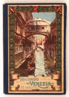 cca 1930-1940 "Ricordo di Venezia" leporello, 27 képpel / cca 1930-1940 "Ricordo di Venezia" leporello with 27 pictures