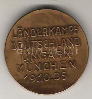 Német Birodalom/Deutsches Reich/München 1935. Vívás  "Laenderkampf-Deutschland-Ungarn-Feucht&qu...