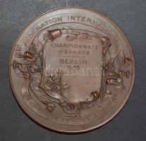 Franciaország/Frankreich 1935. "Federation Internationale...E.B." berlini vésettel/Berlin ...