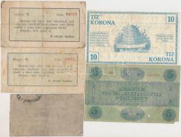 Miskolc 1860. 10kr "Miskolcz városa pénztári utalványa", értékjelzés "10" vastag...