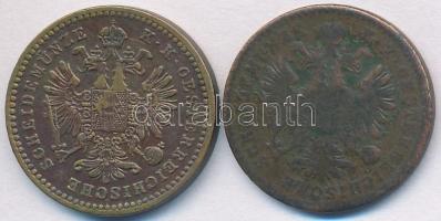 Vegyes: 1859E 1kr Cu + Ausztria 1859A 1kr Cu T:3,2-