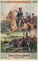 General Bülow bei Dennewitz. Die Befreiungskriege von 1813. Verlag v. Bund der Deutschen in Böhmen / German military art postcard s: R. Assmann