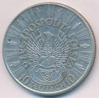 Lengyelország 1934. 10Zl Ag "Jozef Pilsudski" T:2,2- Poland 1934. 10 Zlotych Ag "Jozef Pilsudski" C:XF,VF