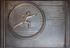 Hollandia/Niederlande 1908.Vivás Női V.B. 1948. 2.díj vésettel " Widmung:1948. Feucht Frau W.M." ezüstözött/versilbert   T:2/vorz.