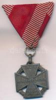 1916. "Károly - Csapatkereszt" cink kitüntetés mellszalaggal T:2 Hungary 1916. "Karl Troop Cross" zinc decoration with ribbon C:XF