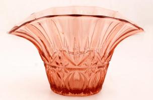 Dekoratív kosár, formába öntött, hibátlan, 17×29 cm