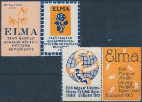 ELMA Bélyeggyűjtő Egyesült 2 db levélzárópár