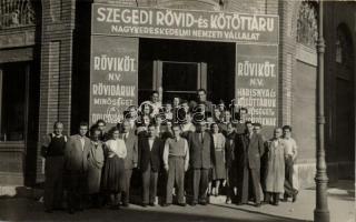 1948 Szeged, Rövid- és Kötöttáru Nagykereskedelmi Nemzeti Vállalat, Liebmann Béla photo