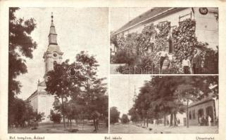 Ádánd, Református templom és iskola