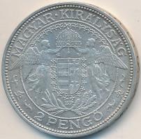 1938. 2P Ag "mosolygós Madonna" T:2,2-
Adamo P7