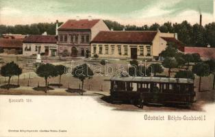 Békéscsaba, villamos, Kossuth tér